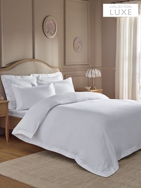 Juego de cama de lujo de satén con trama de 600 hilos de Collection Luxe