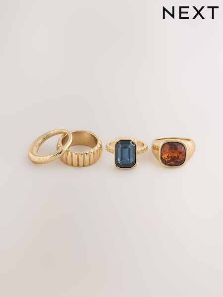 Gold Tone - Stacking Rings Pack