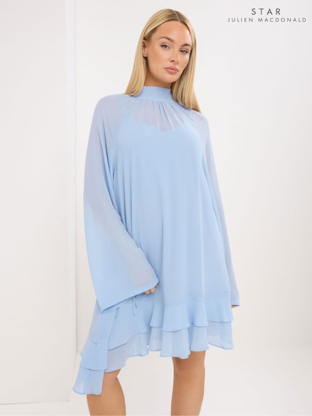 Blå - Star By Julien Macdonald Asymmetric Tunic