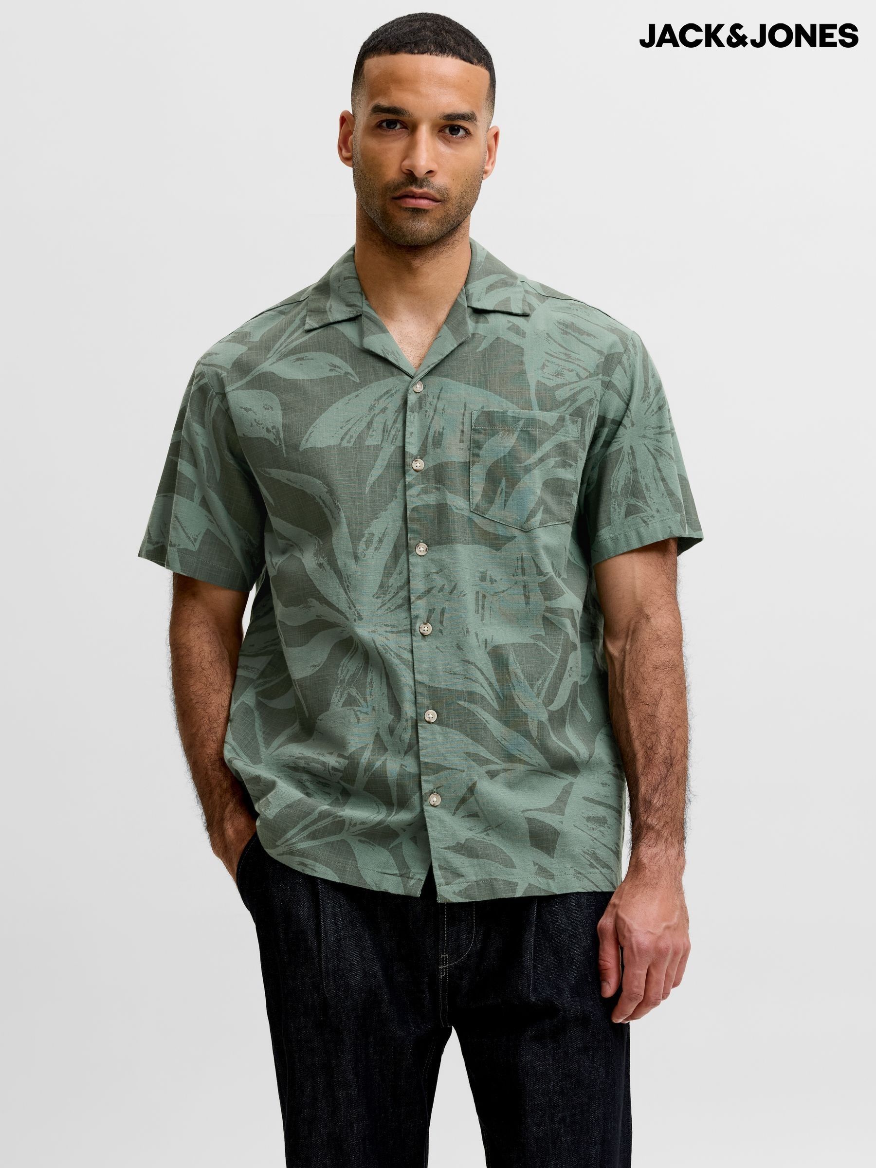 Buy Men's Shirts Tropical Short Sleeve Online | Next Ukraine
