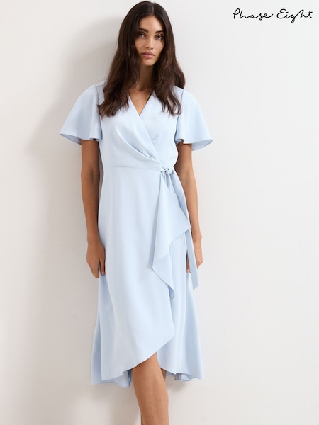 Blau - Phase Eight Julissa Wrap Kleid