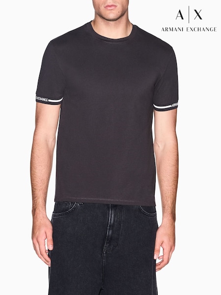 بني - Regular Armani Exchange Regular --fit Logo T-shirt