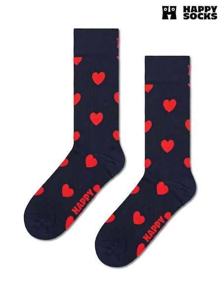 Azul - Regular Happy Socks Heart Sock Gift Set 1 Pack