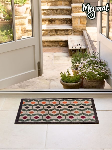 My Mat Retro Geo Earth Doormat