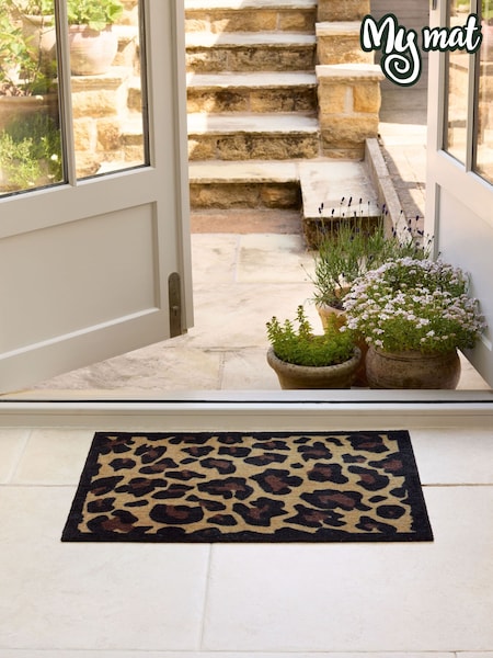 My Mat Leopard Border Doormat
