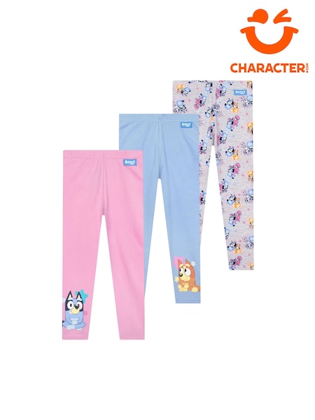 Blue - Character Bluey And Bingo Leggings 3 Pack