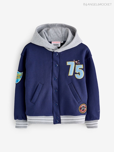 أزرق - Angel & Rocket Beano Varsity Jacket