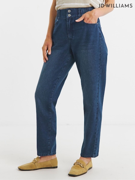 JD Williams Elasticated Waist Tapered Jeans (Y95584) | 51 €