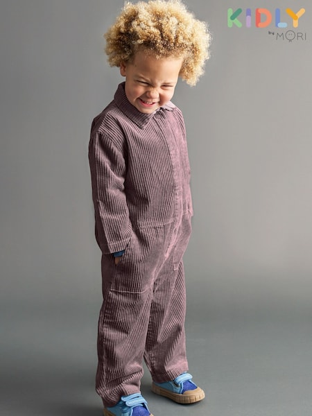 KILDY by MORI Blue Cord Boilersuit (Y95691) | 200 QAR