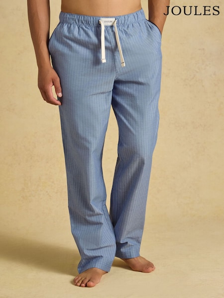 Blue - Regular Joules Flannel Pyjama Bottoms