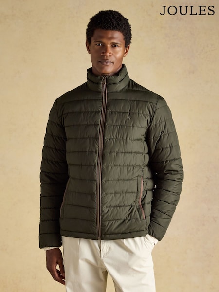 Green - Regular Joules Heritage Padded Coat