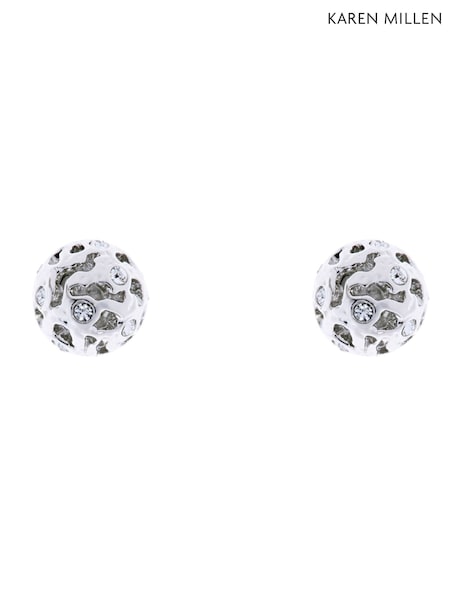 Karen Millen Frosted Stud Earrings (Y95879) | €55