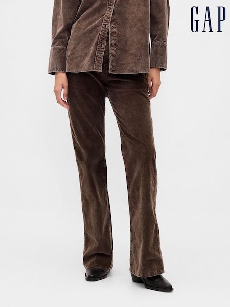 Gap Brown Low Rise Corduroy Flare Trousers (Y95958) | €78.50