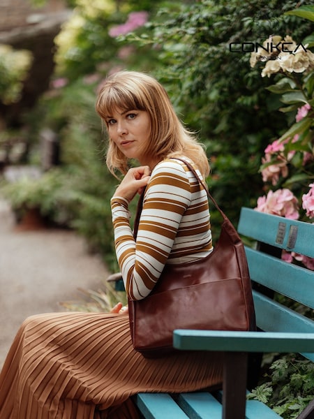 Conkca Kyra Leather Tote Bag (Y96057) | 343 QAR