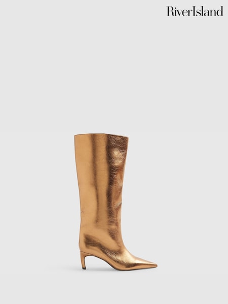 River Island Straight High Leg Boots (Y96115) | ‏384 د.إ.‏