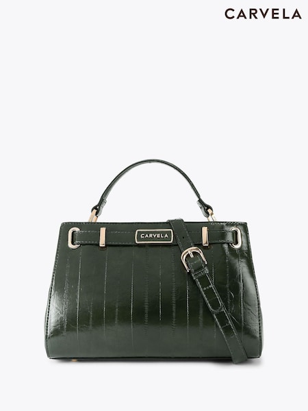 Carvela Green Violet Belted Midi Bag (Y96243) | AED460
