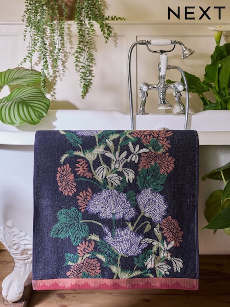 Kew Collection Floral Towel