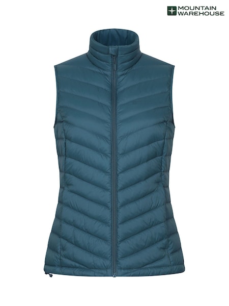 Mountain Warehouse Blue Womens Featherweight II Extreme Down Gilet (Y96365) | 312 QAR