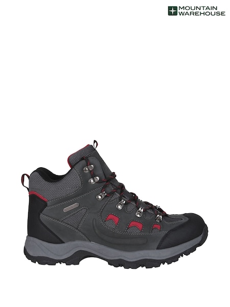 Mountain Warehouse Light Grey Adventurer Mens Waterproof Walking Boots (Y96374) | €73