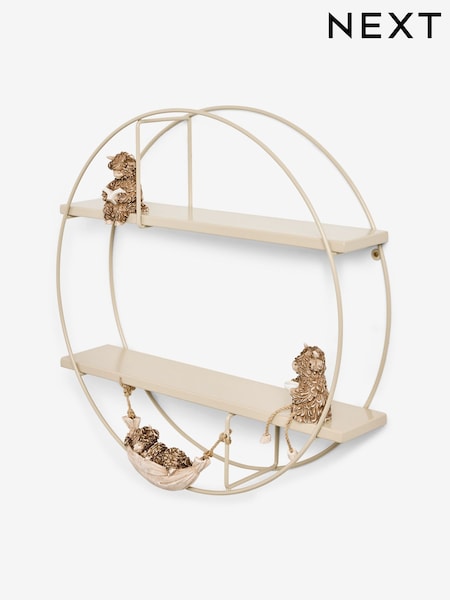Hamish The Highland Cow 3d Round Display Shelf