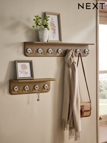 Country Ceramic Coat Hooks