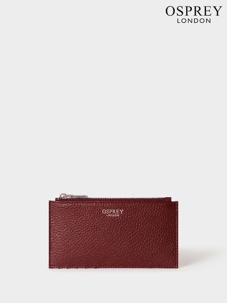 Osprey London Red The Core Small Leather Card Pouch (Y96590) | €44