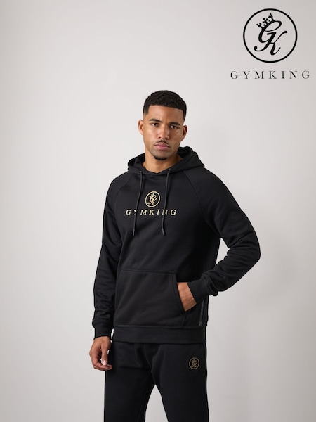 Gym King Black Pro Logo Hoodie (Y96631) | €63