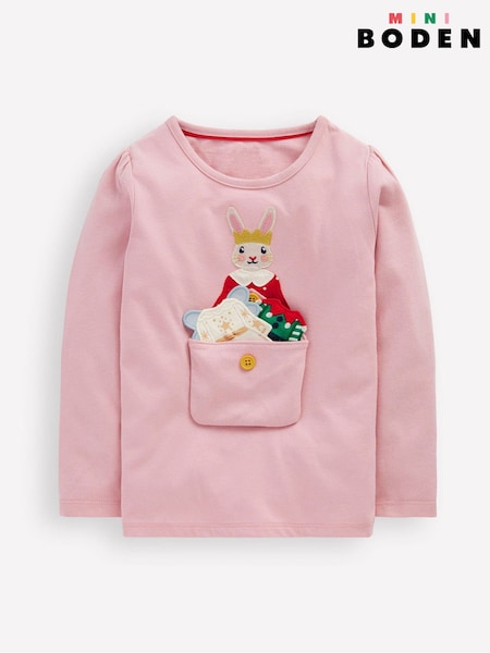 Boden Puff Sleeve Dress Up Christmas Appliqué (Y96706) | ‏146 د.إ.‏ - ‏ 169‏ د.إ.
