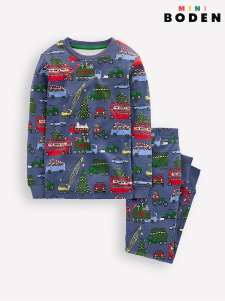 Boden Christmas Cars Snug Glow-in-the-dark Pyjamas (Y96730) | 40 € - 47 €