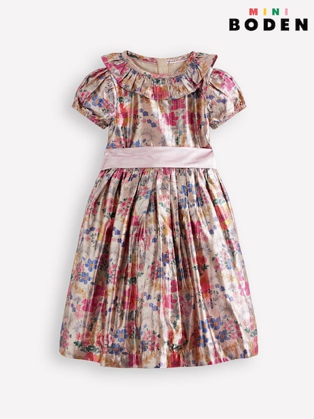 Metálico - Boden Fit & Flare Party Dress (Y96732) | R$ 585 - R$ 640