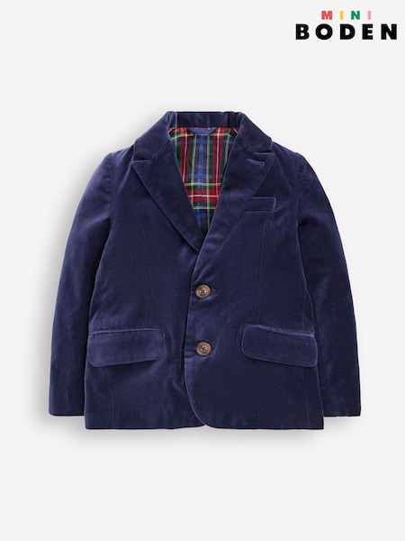 Boden Blue Classic Velvet Blazer (Y96749) | €73 - €82