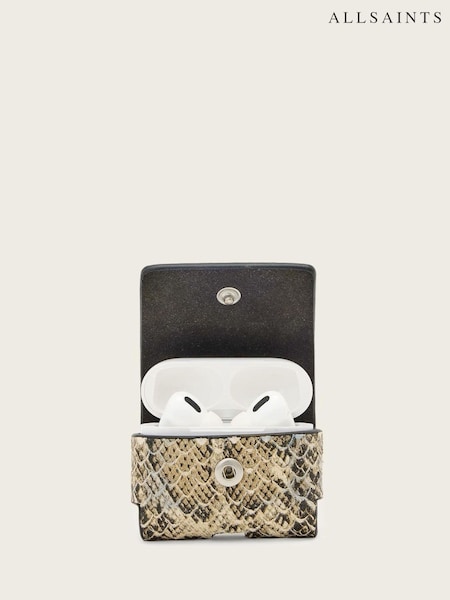 AllSaints White Snake Airpod Case (Y97047) | 255 QAR