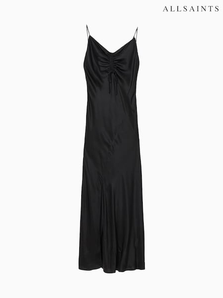 AllSaints Black Alexia Maxi Dress (Y97049) | R$ 2.950