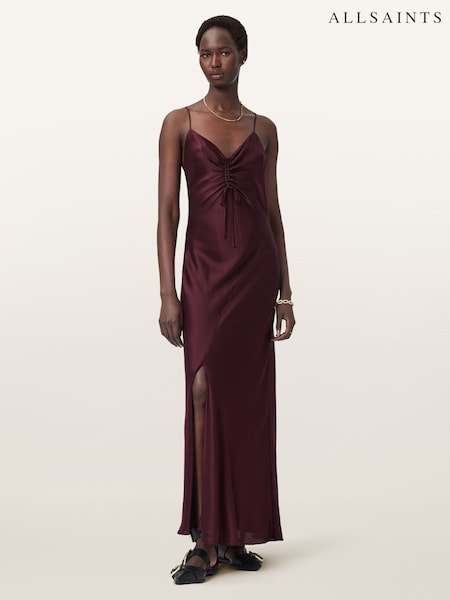 AllSaints Red Alexia Maxi Dress (Y97057) | R$ 2.950