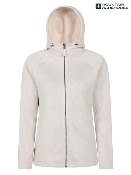 Mountain Warehouse Natural Nevis Womens Full Zip Hoodie (Y97091) | €59.50