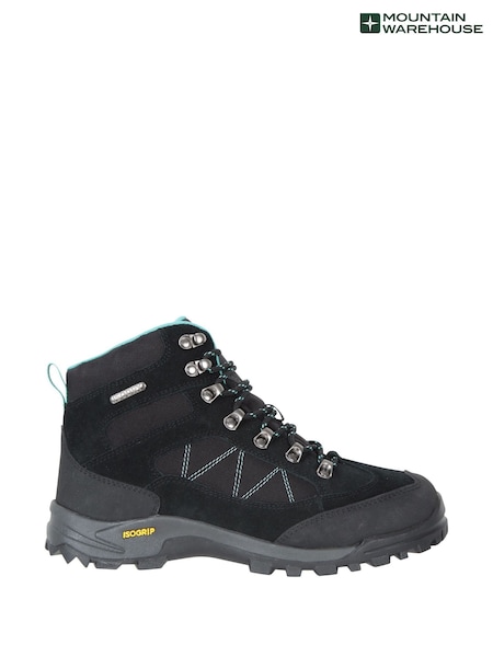 שחור - Mountain Warehouse Storm Womens IsoGrip Waterproof Hiking Boots (Y97094) | ‏498‏₪