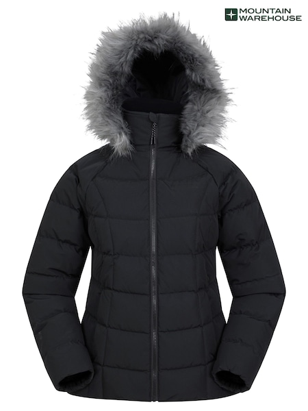 Mountain Warehouse Black Isla Short Extreme Down Jacket (Y97111) | AED728