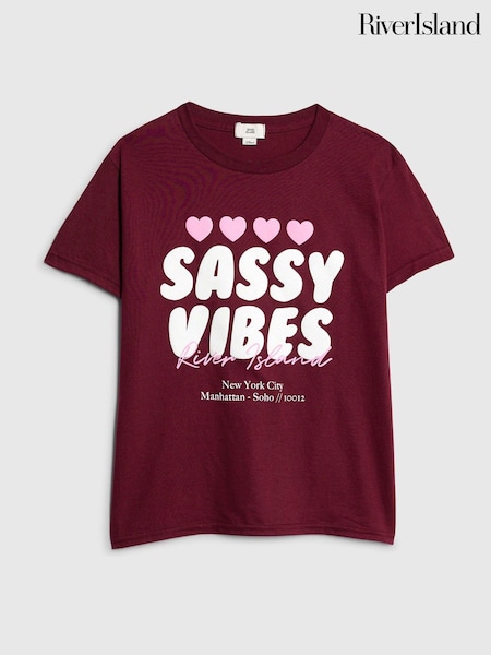 River Island Sassy Vibes T-Shirt (Y97141) | ‏73 ر.ق.