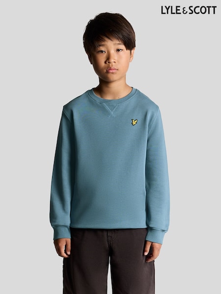 Lyle & Scott Blue Crew Neck Sweatshirt (Y97735) | €58