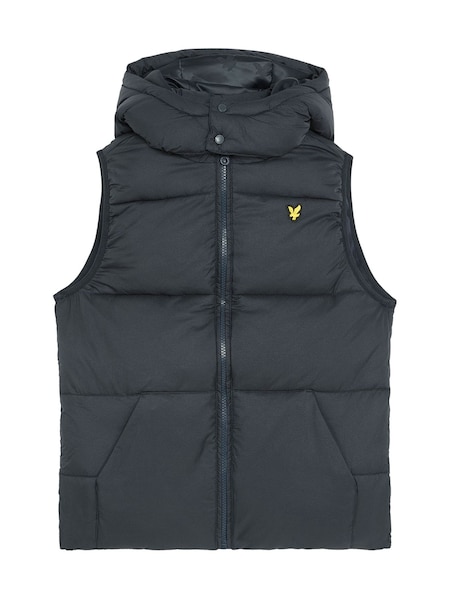 Lyle & Scott Blue Ripstop Quilted Gilet (Y97749) | AED466