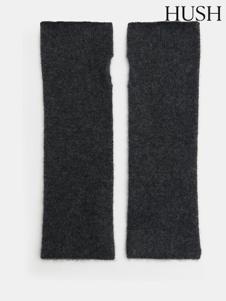 Hush Grey Cashmere Fingerless Gloves (Y97788) | €51
