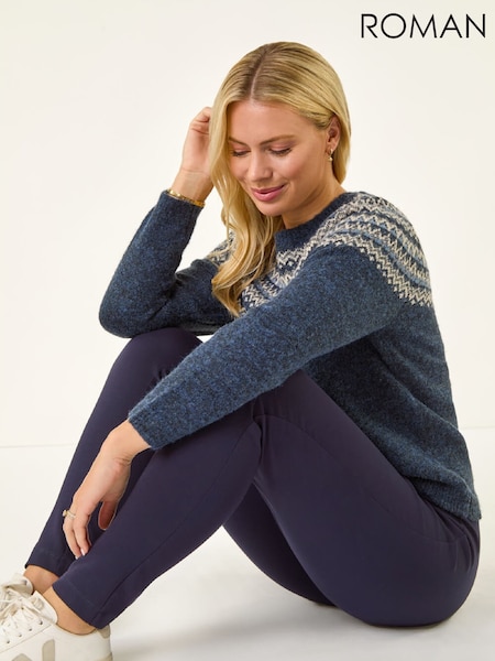 Roman Blue Petite Essential Stretch Shaped Leggings (Y97800) | €57