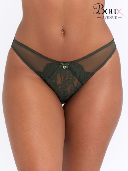 Boux Avenue Green Hattie Lace Briefs (Y97834) | €20