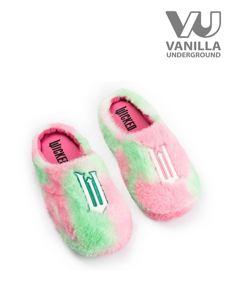 Vanilla Underground Pink Wicked Logo Slippers (Y97941) | 136 QAR
