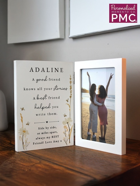 Personalised Friend Wooden Hinged 6x4 Photo Frame by PMC (Y98099) | AED116