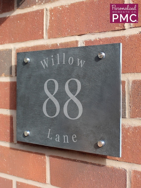 Personalised Slate House Sign by PMC (Y98101) | R$ 160