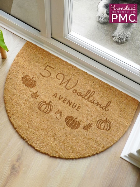Personalised Pumpkin Doormat by PMC (Y98108) | €24.50