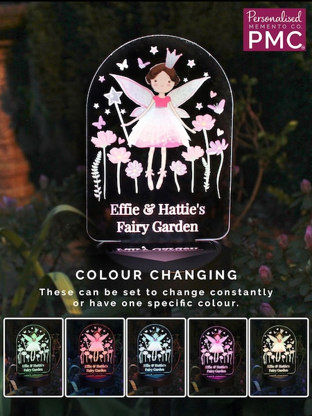 Personalised Fairy Princess Solar Light by PMC (Y98137) | €37
