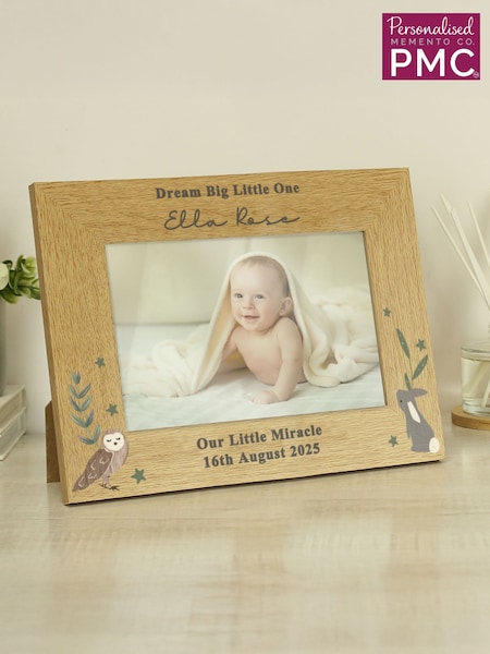 Personalised Woodland Animals Print 6x4 Photo Frame by PMC (Y98145) | €18.50