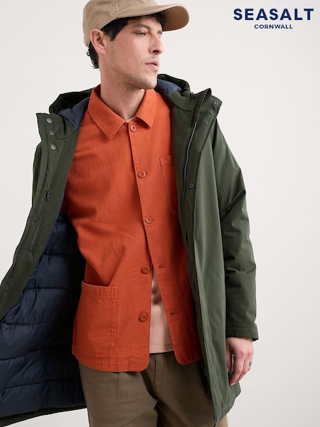 Seasalt Cornwall Green Gybe Coat (Y98425) | €229